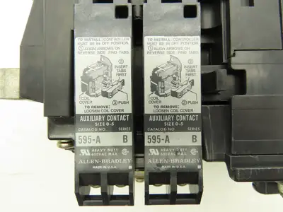 Allen Bradley 500F-COB930 Motor Starter Contactor 25HP 600VAC 3Ph 120VAC Coil