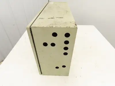 Rittal AE1039 Steel Electrical Enclosure with Backplate 600x380x210mm 24x15x8"