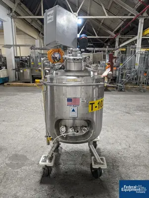USED Precision 100 Liter Precision Stainless Reactor, 316L S/S, 45/100#
