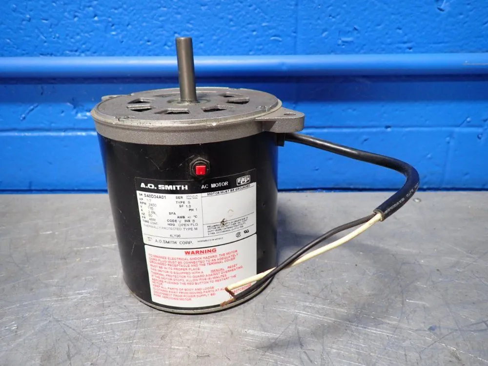 Used A.O. SMITH S48D34A01 Motors (misc) Ohio US | HGR 24 #941211