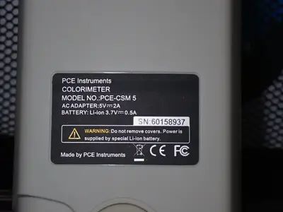 New | in-Stock PCE INSTRUMENTS PCECSM5 Spectrophotometers Ohio US | HGR 24 #1186235