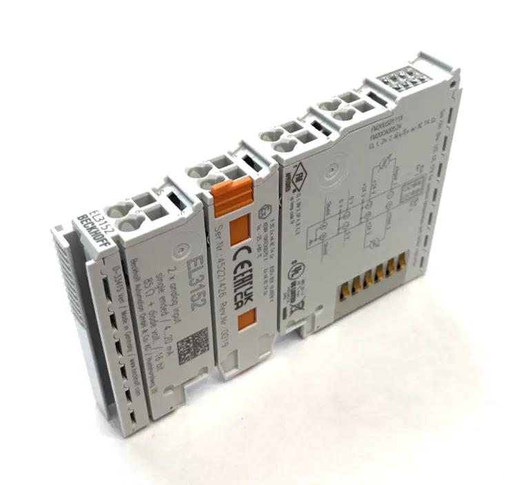 Used BECKHOFF ETHERCAT 2‑CHANNEL ANALOG INPUT TERMINAL, 16-BIT, 4-20MA PLC Input & Output Michigan US | Maverick Industrial Sales #1091085