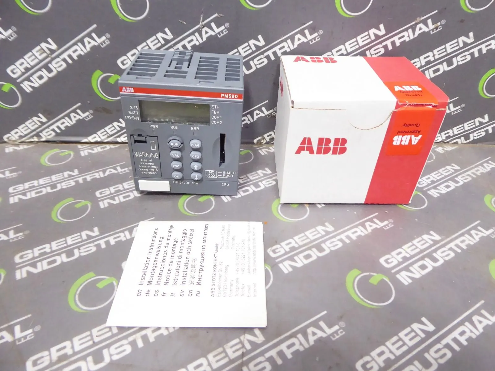 ABB 1SAP150000R0271 Central Processing Unit PM590-ETH D6 New NIB