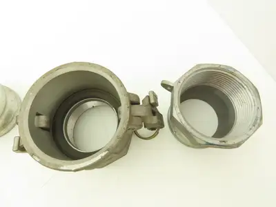 Dixon D-250 Camlock 2-1/2" Cam & Groove Coupler x Adapter Female NPT Lot of 2