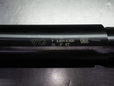 YG1 3.531-4.5" Coolant Thru Straight Flute Long Spade Drill 3" Shank P17708 (LOC216)