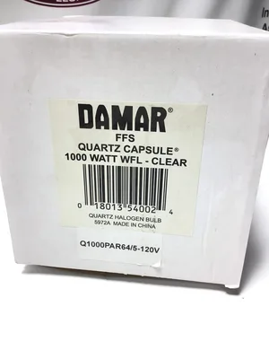 Damar FFS Quartz Capsule 1000 Watts WFL-Clear