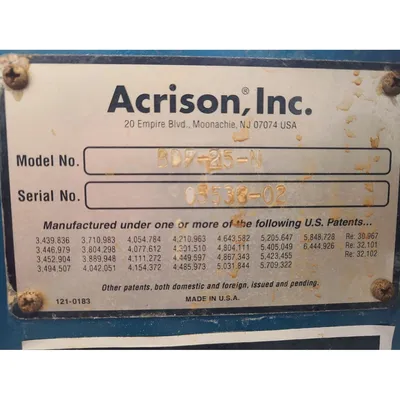USED ACRISON, INC. BDF-25N