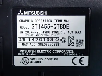 USED MITSUBISHI ELECTRIC GT1455QTBDE