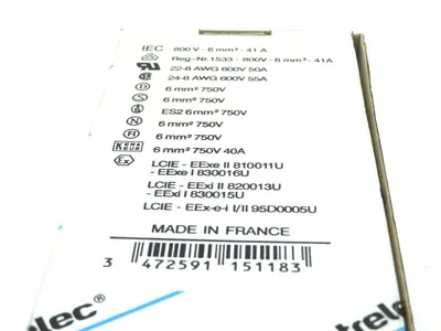 NEW ENTRELEC 011511811 M6/8 TERMINAL BLOCK BOX OF 50