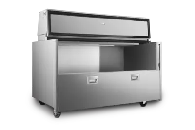 New | in-Stock Atosa New Atosa AMC-5801 58" Forced Air Milk Cooler-Single Access Bottle Coolers Illinois US | Falcon Restaurant Supply #1375585
