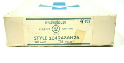 4 NEW WESTINGHOUSE 2049A86H26 FUSES