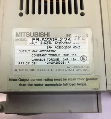 USED MITSUBISHI FR-A220-0.4K-U