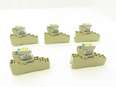 Omron G2R-2-SND1 Relay With Base 250VAC 30VDC 5A Lot of 5
