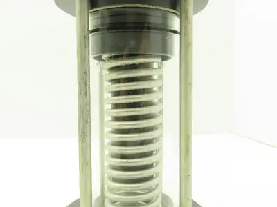 Plast-o-matic ES075V-NC-LS 3/4" Shutoff Valve Spring Return NC Pneumatic Powered