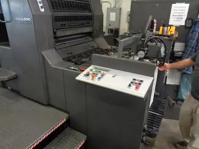 1998 Heidelberg 5 Color + Coater -SM74 5P3+L