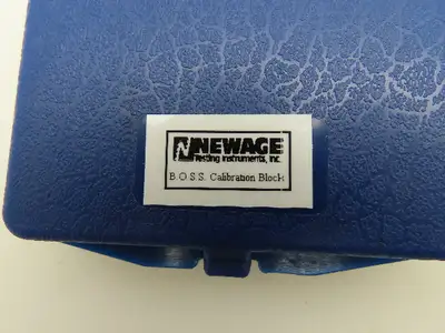B.O.S.S. Newage HA0158 Calibration Block For Brinell Optical Scanning 3.64MM