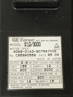 USED GE FANUC A06B-0147-B075