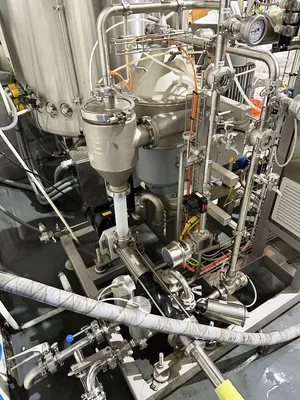 GEA Westfalia HB025-SL Plug & Win CB 50 beer clarifier skid, 316SS.