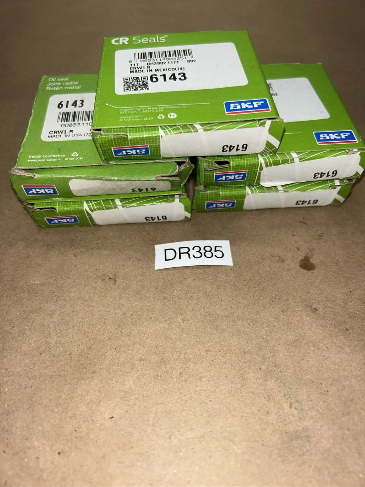 (5) SKF 6143 CR Seals NIB Fast Shipping! + Warranty