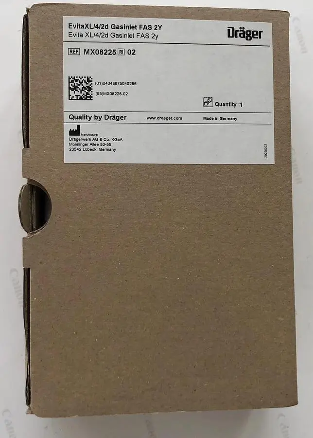 New | in-Stock DRAEGER EVITA XL Medical Parts | Denova Medical #1521452