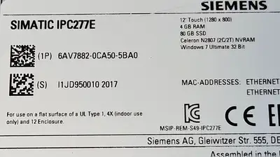 USED Siemens Simatic