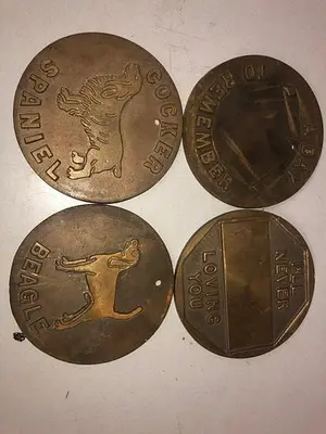 3444-700 Assorted Group Lot of 50 Antique Mixed Master Brocading Templates – Steel, Bronze and Brass Material