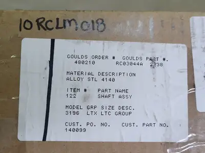 NEW GOULDS PUMPS RC03044A-2238