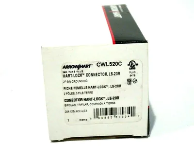 4 NEW COOPER CWL520C CONNECTORS
