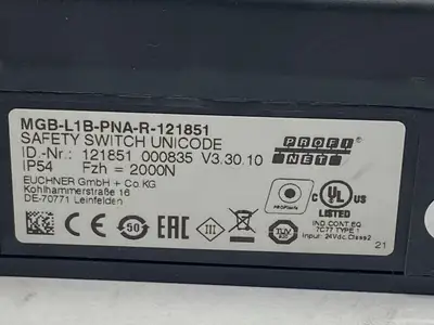 Used EUCHNER 121851 Relays & Switches | Maverick Industrial Sales #1101224