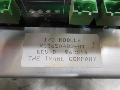 Trane X13650482-01 Chiller I/O Module Rev. B Used