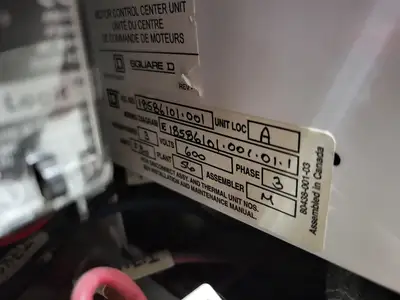 USED SQUARE D MODEL 6