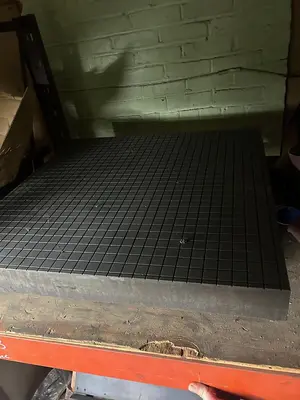 Precision 30" X 30" x 3" H Cast Iron - Lapping Work Table