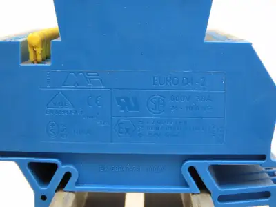 Morsettitalia Terminal Block Fuse DIN Rail 600V 30A 24-10AWG Lot of 162