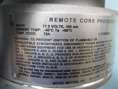 Used Micro Motion 700 Sensors New Hampshire US | Bitter End Trading #1452826