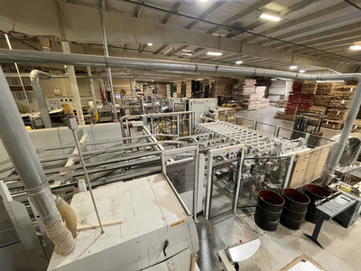 Weinig Optisaw System with Luxscan Combiscan and 3 Opticut 450 Quantum