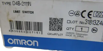 NEW OMRON D4B-2111N LIMIT SWITCH D4B2111N