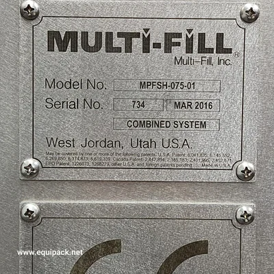 2016 MULTI-FILL AUTOMATIC POCKET FILLER  MODEL MPFSH-075-01    # 3728