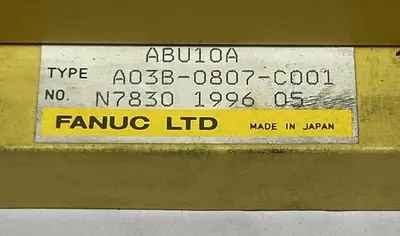 Used FANUC A03B-0807-C001 I/O Boards & Replacement Parts Ohio US | Surplus Asset Holdings #1312153