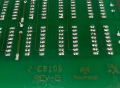USED ROCKWELL-GOSS 1-E8107 COMPONENT BOARD REV-B 1E8107