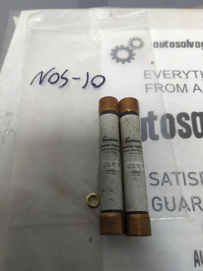 New | in-Stock COOPER BUSSMANN NOS-10 Miscellaneous Equipment (Electrical & Power) | Surplus Asset Holdings #1200571