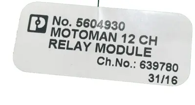 NEW PHOENIX CONTACT 56 04 93 0 MOTOMAN 12 CH RELAY MODULE 5604930