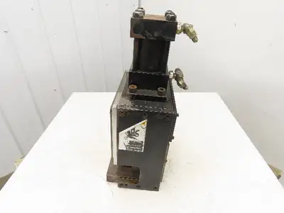 12 Ton Hydraulic Die Punch Press Bench Top 3000PSI 6" Open Die