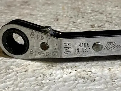 Blue-Point tools USA 9 x 11mm 12pt Offset Ratcheting Wrench RYAM910