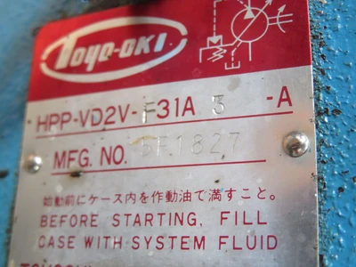 Used TOYO-OKI _UNKNOWN_ Piston Pumps Texas US | OCO Industrial #1725568