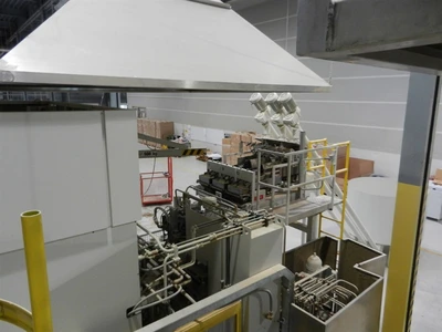 USED LAUFER MSA RKO 500 TON PRESS FOR COMPOSITE MAT.