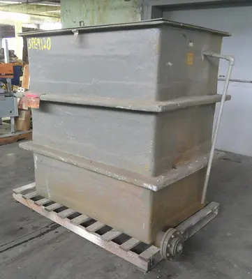 SPC9120  Tank 500 gallon vertical tank, Fiberglass, flat