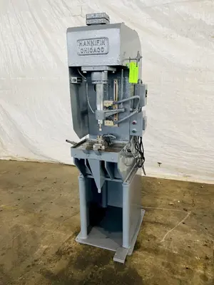 15 TON HANNIFIN #F-50 HYDRAULIC C-FRAME PRESS: STOCK #10464