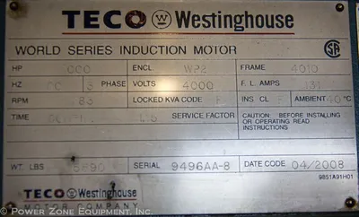 NEW TECO WESTINGHOUSE -