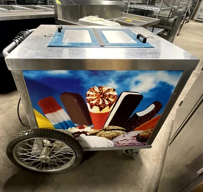 72-0383 Coldtech 6CT-L4-00 Self Contained Low Temp Ice Cream Vending Cart