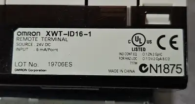 Used Omron XWT-ID16-1 Input / Output Modules South Carolina US | Palmetto Automation #1159056